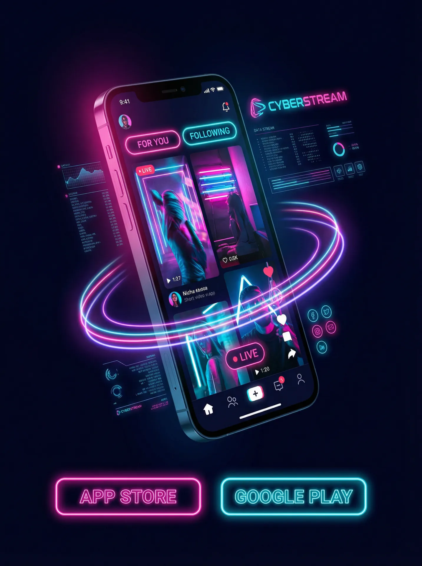 花臂夫夫 APP界面预览